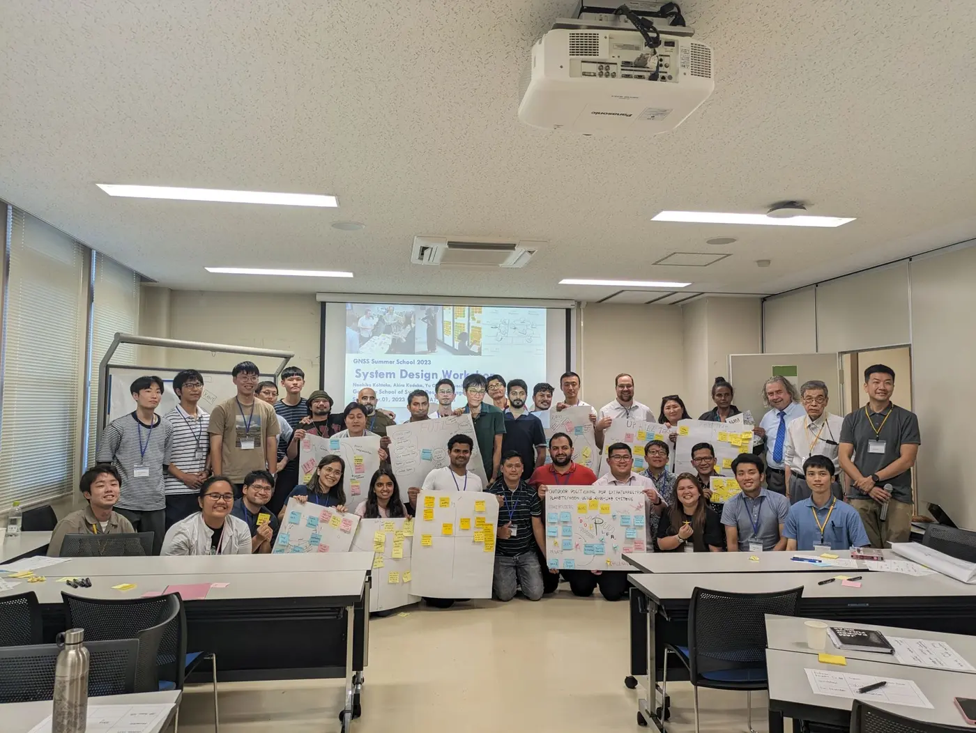 Tokyo International GNSS Summer School class in 2023
